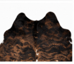 Brindle Cowhide Rug Natural Cow Skin Area Rug Brown Black White Cowhide Rug Genuine Hair On Hide Western Farmhouse Decor  Description