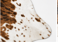 Brown Brindle Cowhide Rug – Natural Cow Skin Area Rug, Rustic Farmhouse Decor, Genuine Leather Hide Rug, Western Living Room Accent